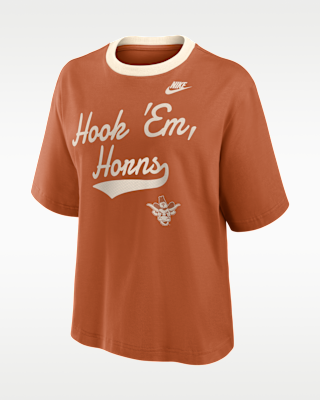 Texas Legacy Fight Song Boxy Women's Nike College T-Shirt. Nike.com
